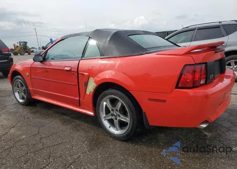 2000 Ford Mustang Gt из США, поврежденный, VIN 1FAFP45X6YF215853